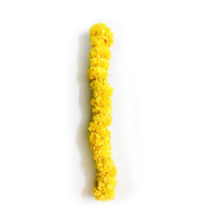 Pooja Flowers - Marigold Yellow Flower String (Gende Ka Phool)