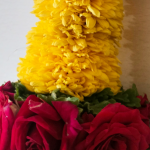 Yellow Chrysanthemum Needle Garland – 1.5ft