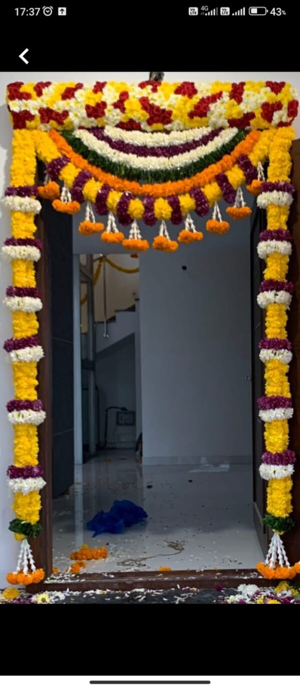 Pooja Flowers - Maindoor Thoomala